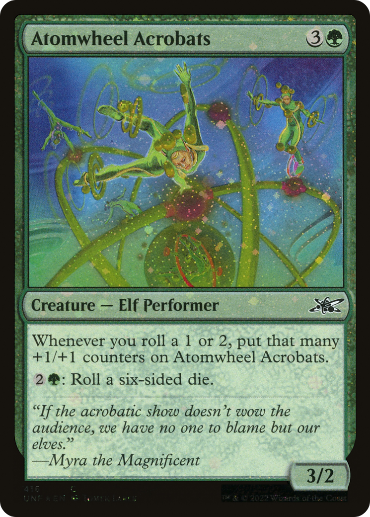 {C} Atomwheel Acrobats (Galaxy Foil) [Unfinity][UNF 416]