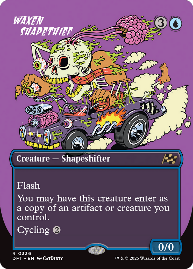 {@R} Waxen Shapethief (Borderless) [Aetherdrift][DFT 336]