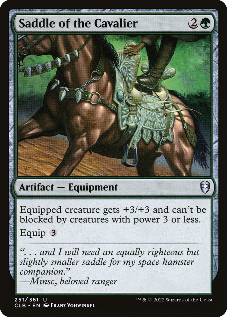 {C} Saddle of the Cavalier [Commander Legends: Battle for Baldur's Gate][CLB 251]