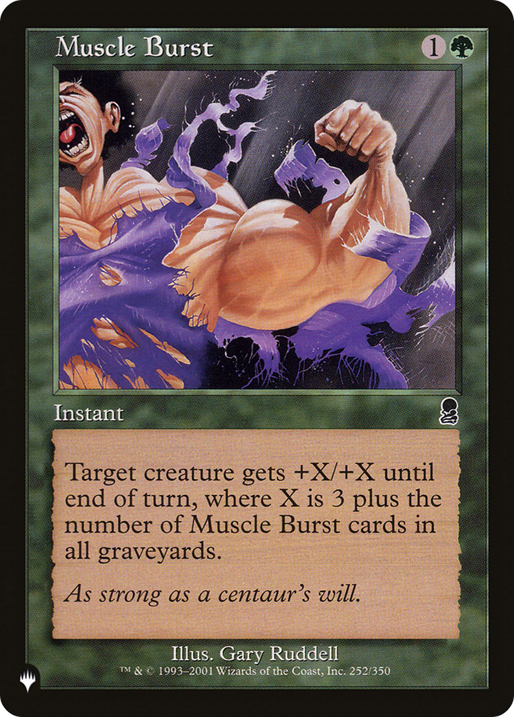 Muscle Burst [LIST 252/350]