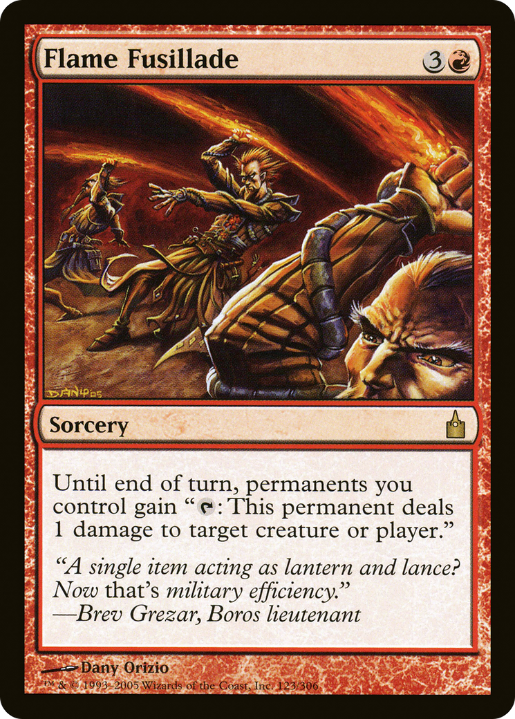 {R} Flame Fusillade [Ravnica: City of Guilds][RAV 123]
