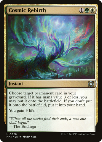 {C} Cosmic Rebirth [March of the Machine: The Aftermath][MAT 028]