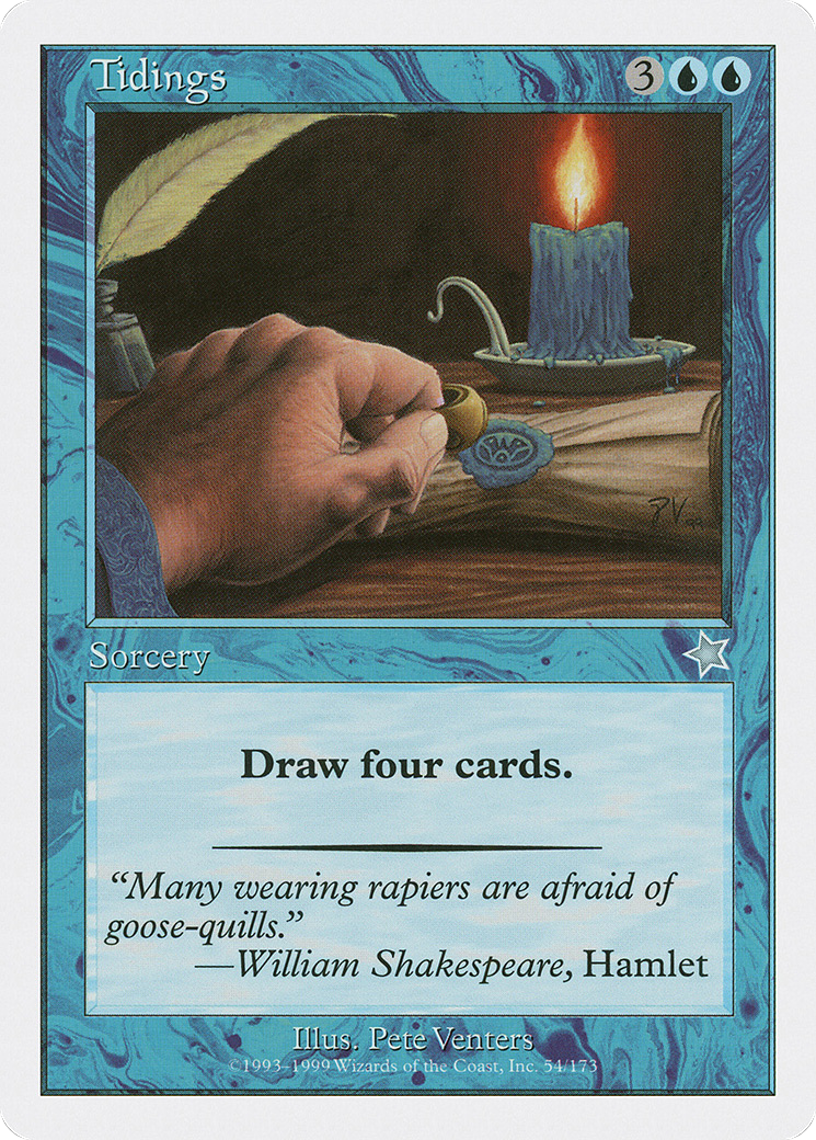 {C} Tidings [Starter 1999][S99 054]