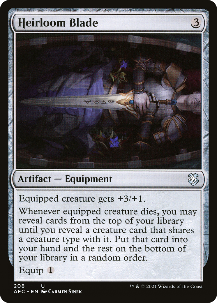 {C} Heirloom Blade [Dungeons & Dragons: Adventures in the Forgotten Realms Commander][AFC 208]