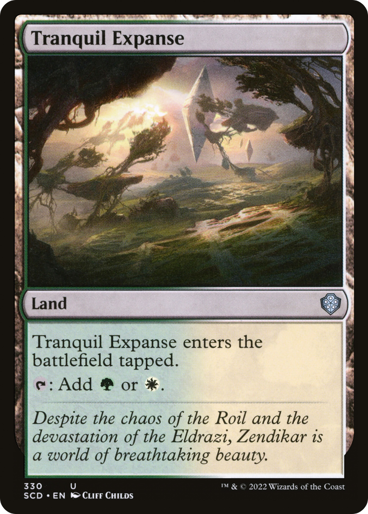 {C} Tranquil Expanse [Starter Commander Decks][SCD 330]