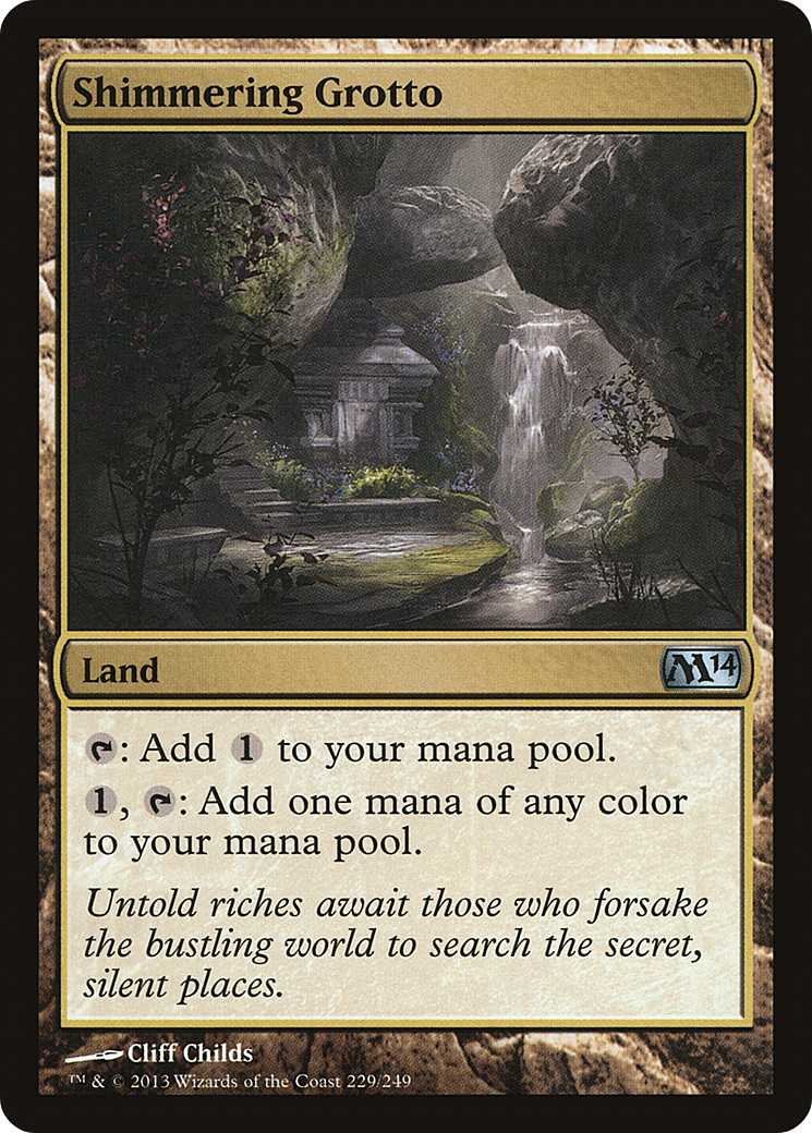 {C} Shimmering Grotto [Magic 2014][M14 229]