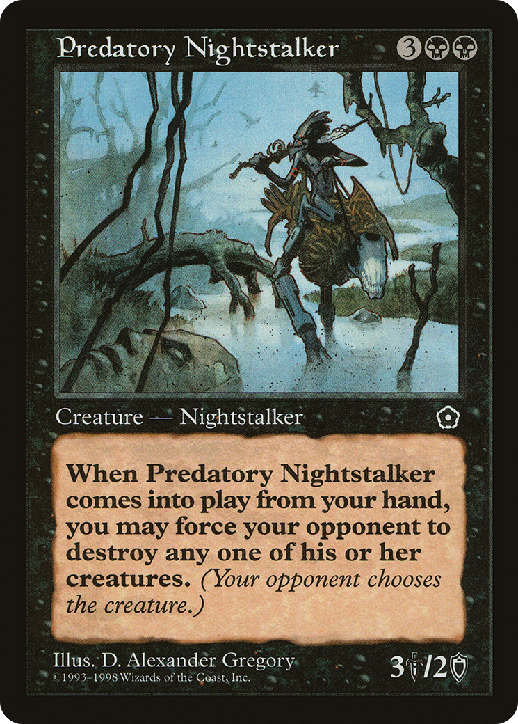 {C} Predatory Nightstalker [Portal Second Age][PO2 082]
