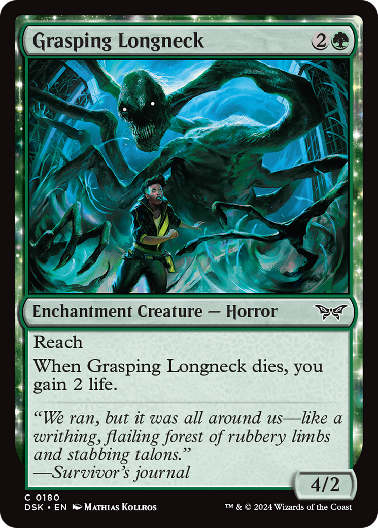 {@C} Grasping Longneck [Duskmourn: House of Horror][DSK 180]