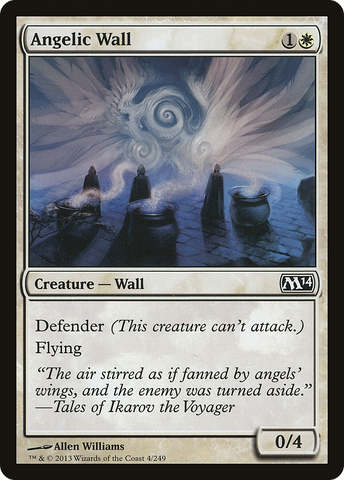 {C} Angelic Wall [Magic 2014][M14 004]