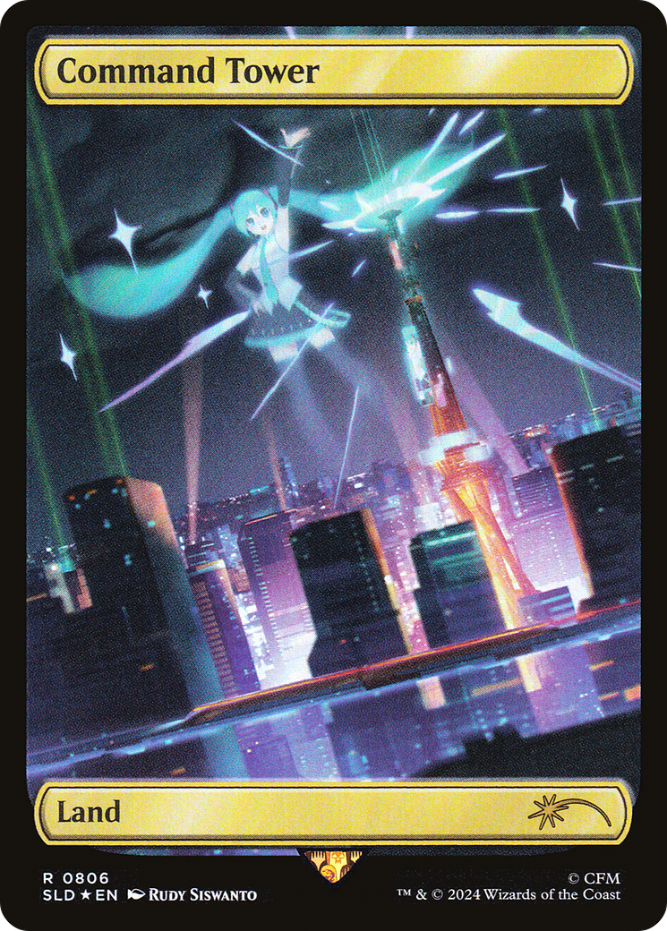 Command Tower [SLD-806]  (Borderless) Foil