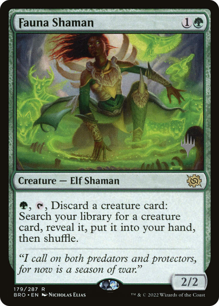 {R} Fauna Shaman [The Brothers' War: Promo Pack][PP BRO 179]