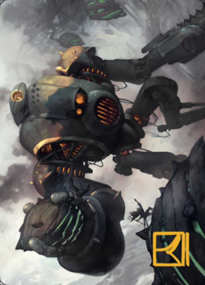 {A} Rust Goliath Art Card (Gold-Stamped Signature) [The Brothers' War Art Series][GS ABRO 029]