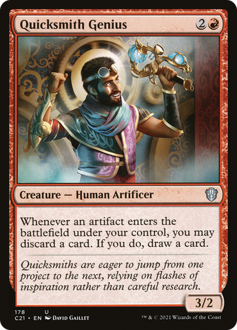 {C} Quicksmith Genius [Commander 2021][C21 178]