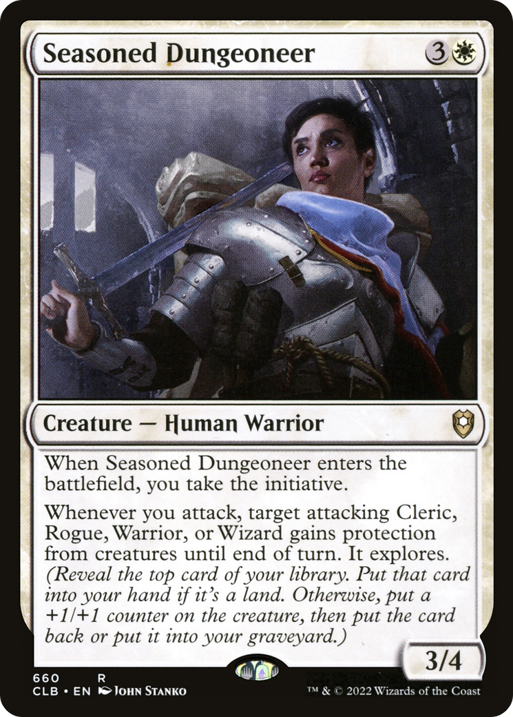 {R} Seasoned Dungeoneer [Commander Legends: Battle for Baldur's Gate][CLB 660]