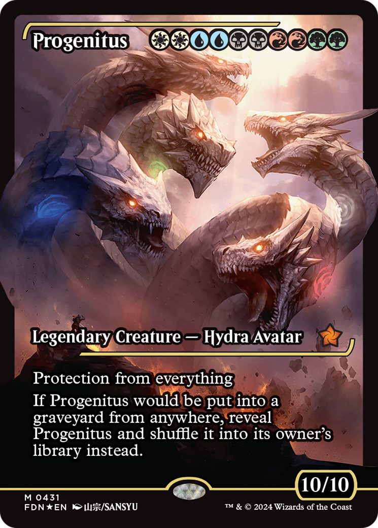 {@R} Progenitus (Showcase) (Japanese) [Foundations][JP FDN 431]