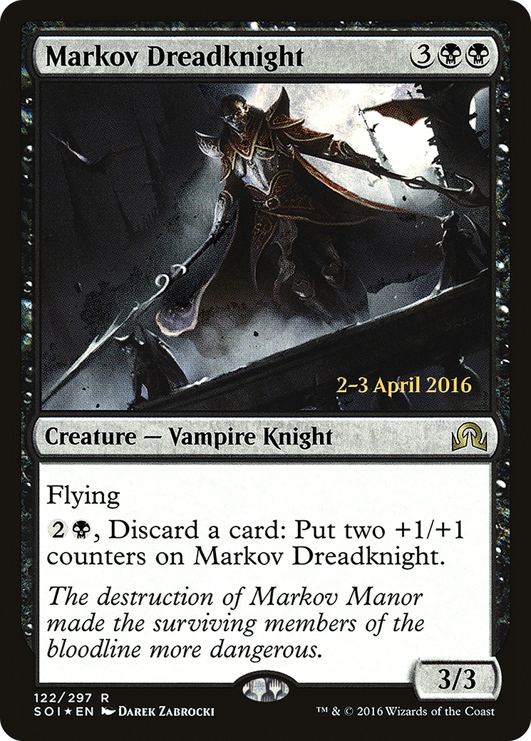 {R} Markov Dreadknight [Shadows over Innistrad Prerelease Promos][PR SOI 122]