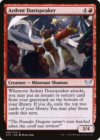{C} Ardent Dustspeaker [Strixhaven: School of Mages][STX 092]