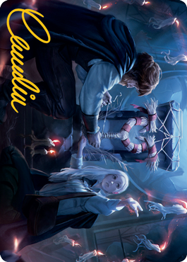 {A} Faithful Mending Art Card (Gold-Stamped Signature) [Innistrad: Midnight Hunt Art Series][GS AMID 060]