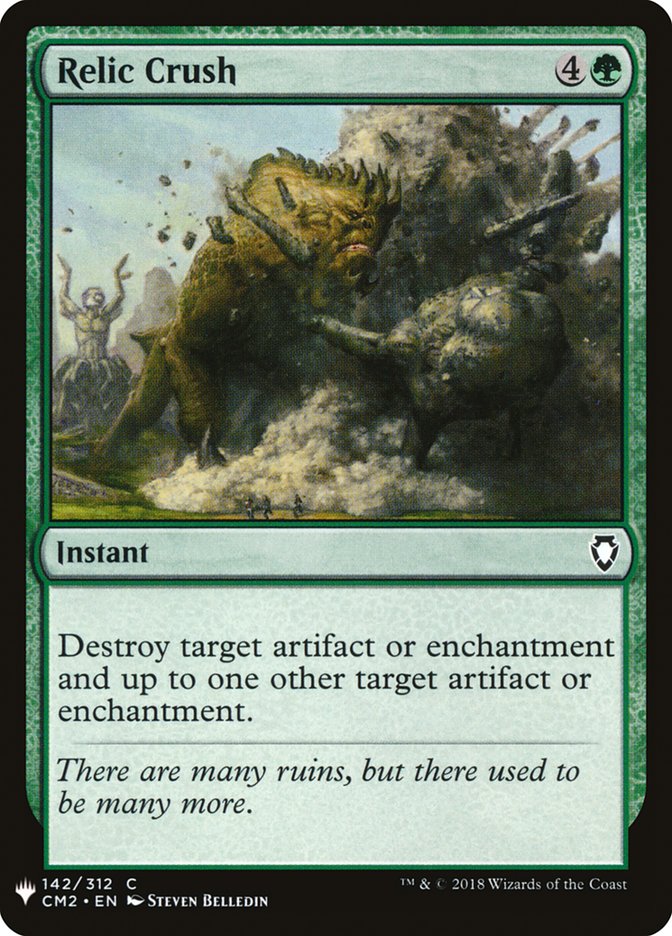 {C} Relic Crush [Mystery Booster][MB1 CM2 142]