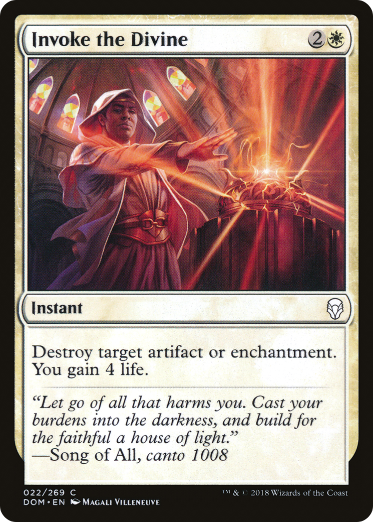 {C} Invoke the Divine [Dominaria][DOM 022]
