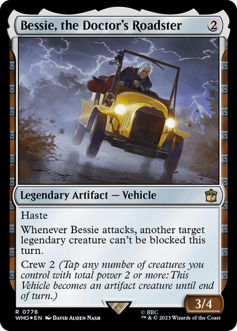 {R} Bessie, the Doctor's Roadster (Surge Foil) [Doctor Who][WHO 776]