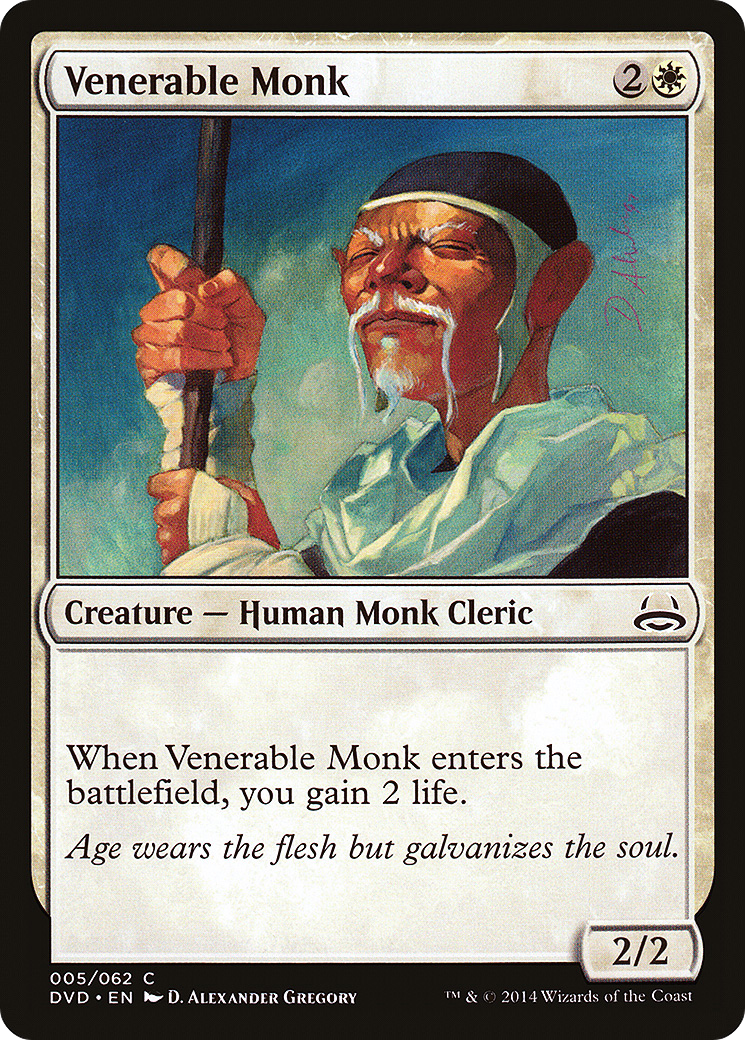 {C} Venerable Monk (Divine vs. Demonic) [Duel Decks Anthology][DVD 005]