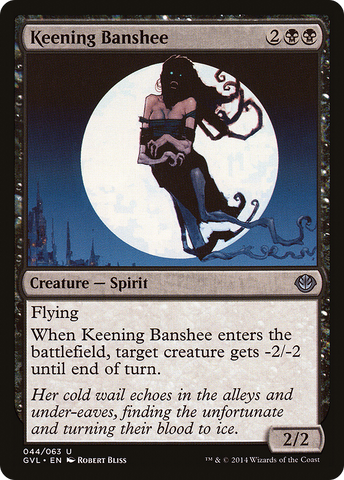 {C} Keening Banshee (Garruk vs. Liliana) [Duel Decks Anthology][GVL 044]