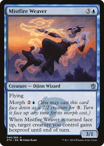 {C} Mistfire Weaver [Khans of Tarkir][KTK 046]