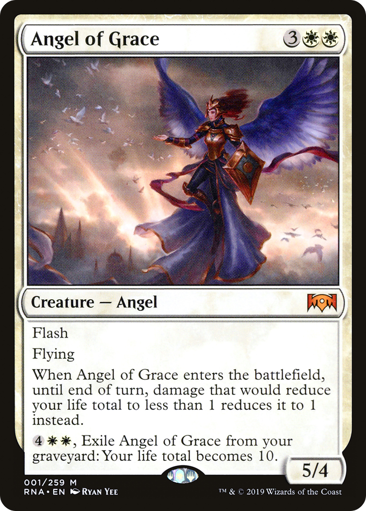 {R} Angel of Grace [Ravnica Allegiance][RNA 001] - Misty Mountain Games