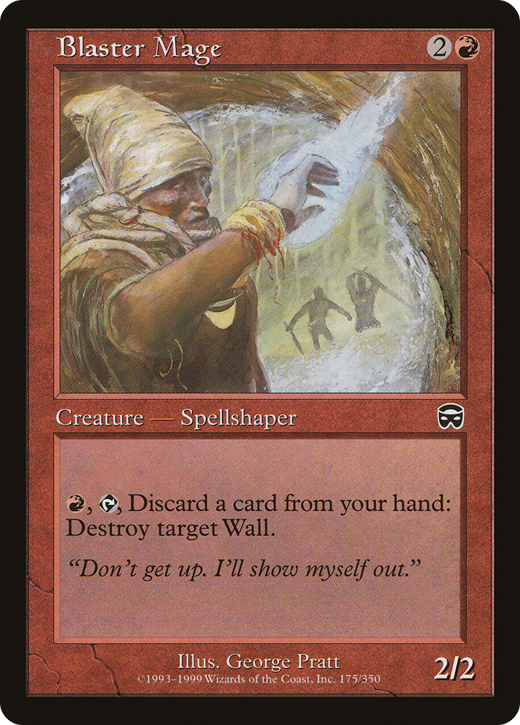 {C} Blaster Mage [Mercadian Masques][MMQ 175]