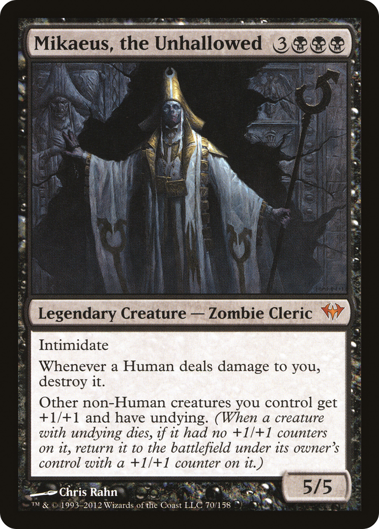 {R} Mikaeus, the Unhallowed [Dark Ascension][DKA 070] - Misty Mountain Games