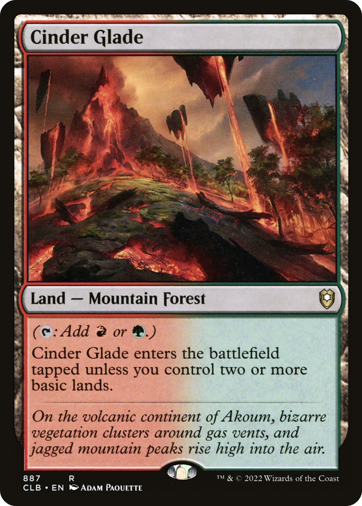 {R} Cinder Glade [Commander Legends: Battle for Baldur's Gate][CLB 887]