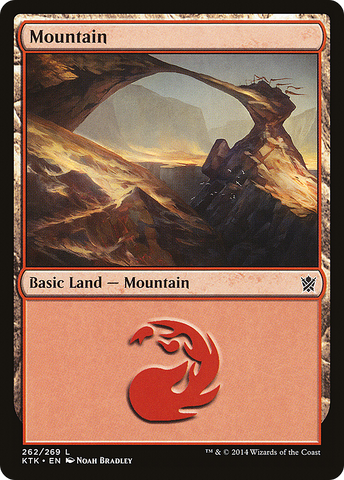 {B}[KTK 262] Mountain (262) [Khans of Tarkir]