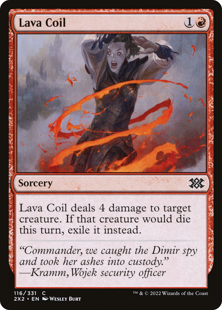 {C} Lava Coil [Double Masters 2022][2X2 116]