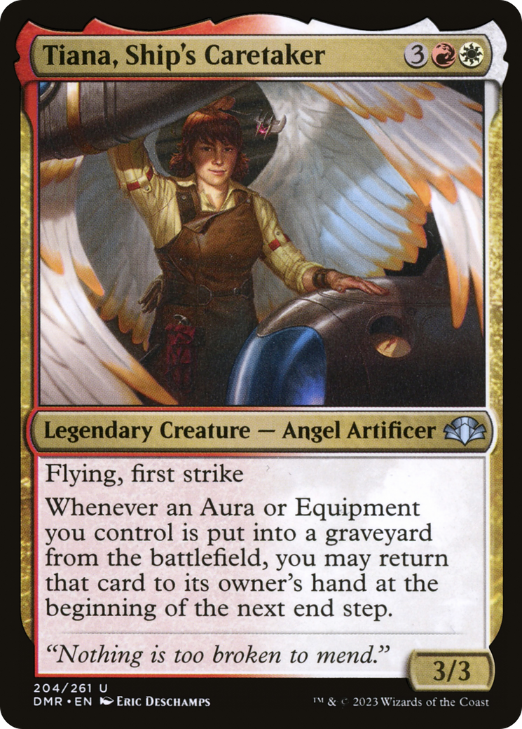 {C} Tiana, Ship's Caretaker [Dominaria Remastered][DMR 204]