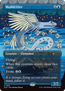 {R} Mulldrifter (Foil) (Borderless) [Secret Lair Drop] [SLD 1887]