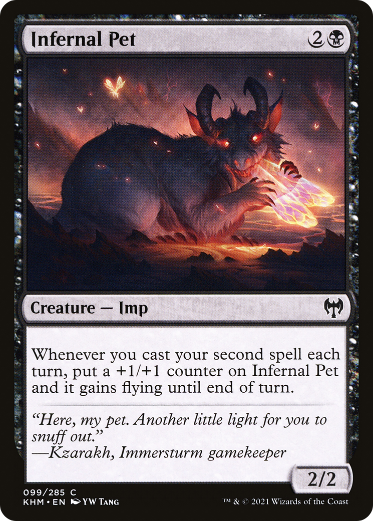 {C} Infernal Pet [Kaldheim][KHM 099]
