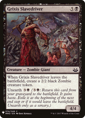{C} Grixis Slavedriver [Mystery Booster][LS MM3 074]