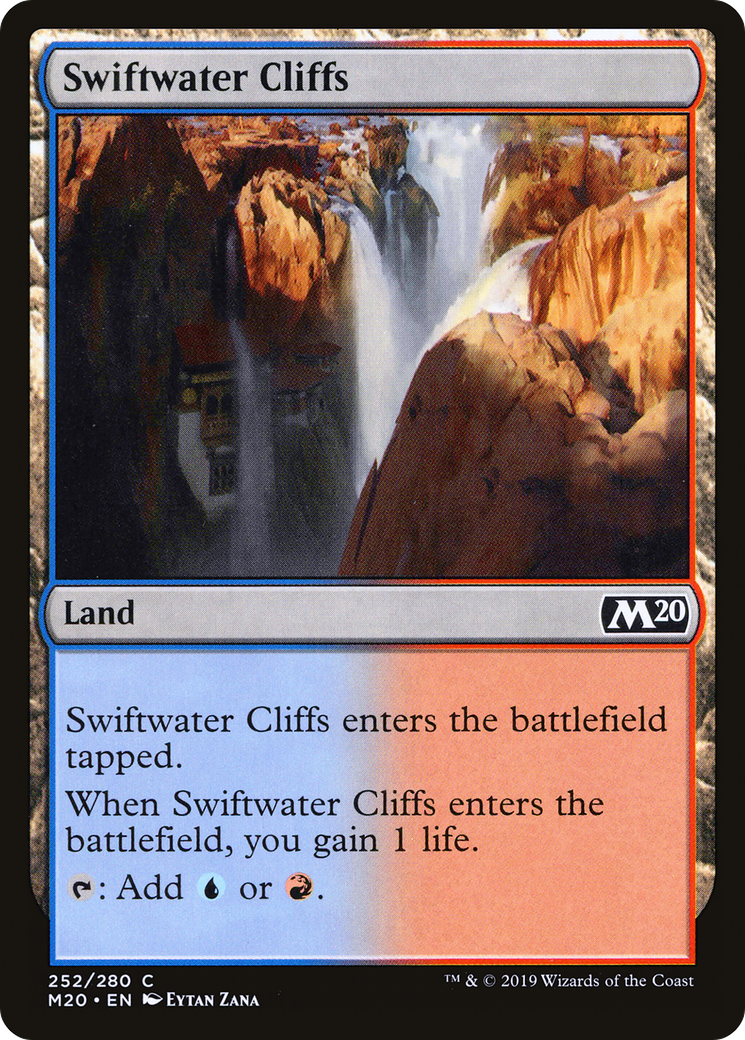 {C} Swiftwater Cliffs [Core Set 2020][M20 252]
