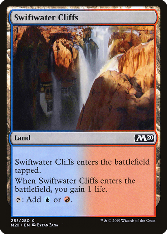 {C} Swiftwater Cliffs [Core Set 2020][M20 252]