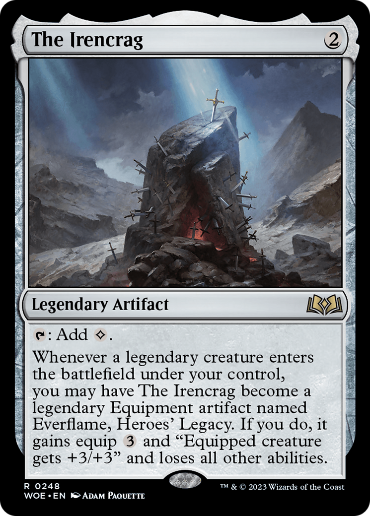 {@R} The Irencrag [Wilds of Eldraine][WOE 248]