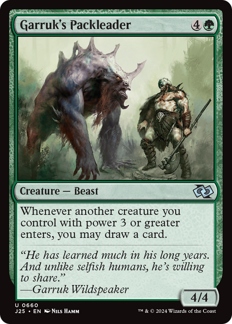 {C} Garruk's Packleader [Foundations Jumpstart][J25 660]
