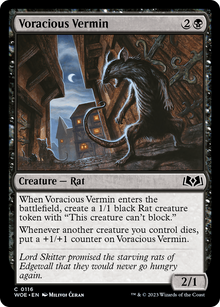 {@C} Voracious Vermin [Wilds of Eldraine][WOE 116]