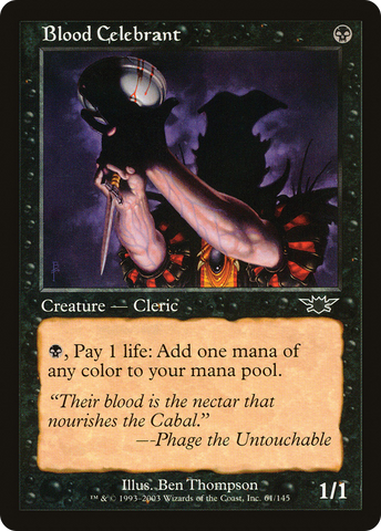 {C} Blood Celebrant [Legions][LGN 061]