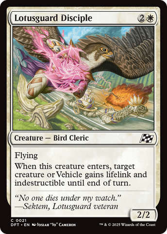 {@C} Lotusguard Disciple [Aetherdrift][DFT 021]
