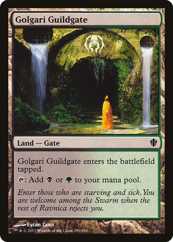 {C} Golgari Guildgate [Commander 2013][C13 290]