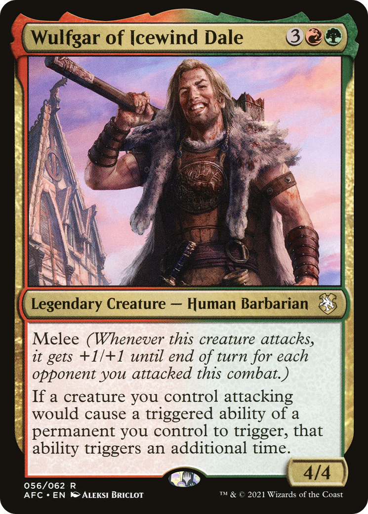 {R} Wulfgar of Icewind Dale [Dungeons & Dragons: Adventures in the Forgotten Realms Commander][AFC 056]