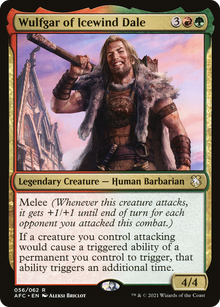 {R} Wulfgar of Icewind Dale [Dungeons & Dragons: Adventures in the Forgotten Realms Commander][AFC 056]