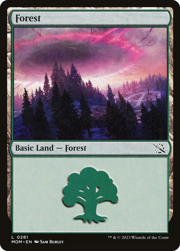 {B} Forest (281) [March of the Machine][MOM 281]