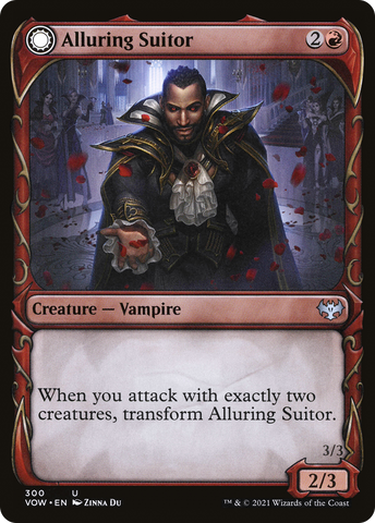 {C} Alluring Suitor // Deadly Dancer (Showcase Fang Frame) [Innistrad: Crimson Vow][VOW 300]